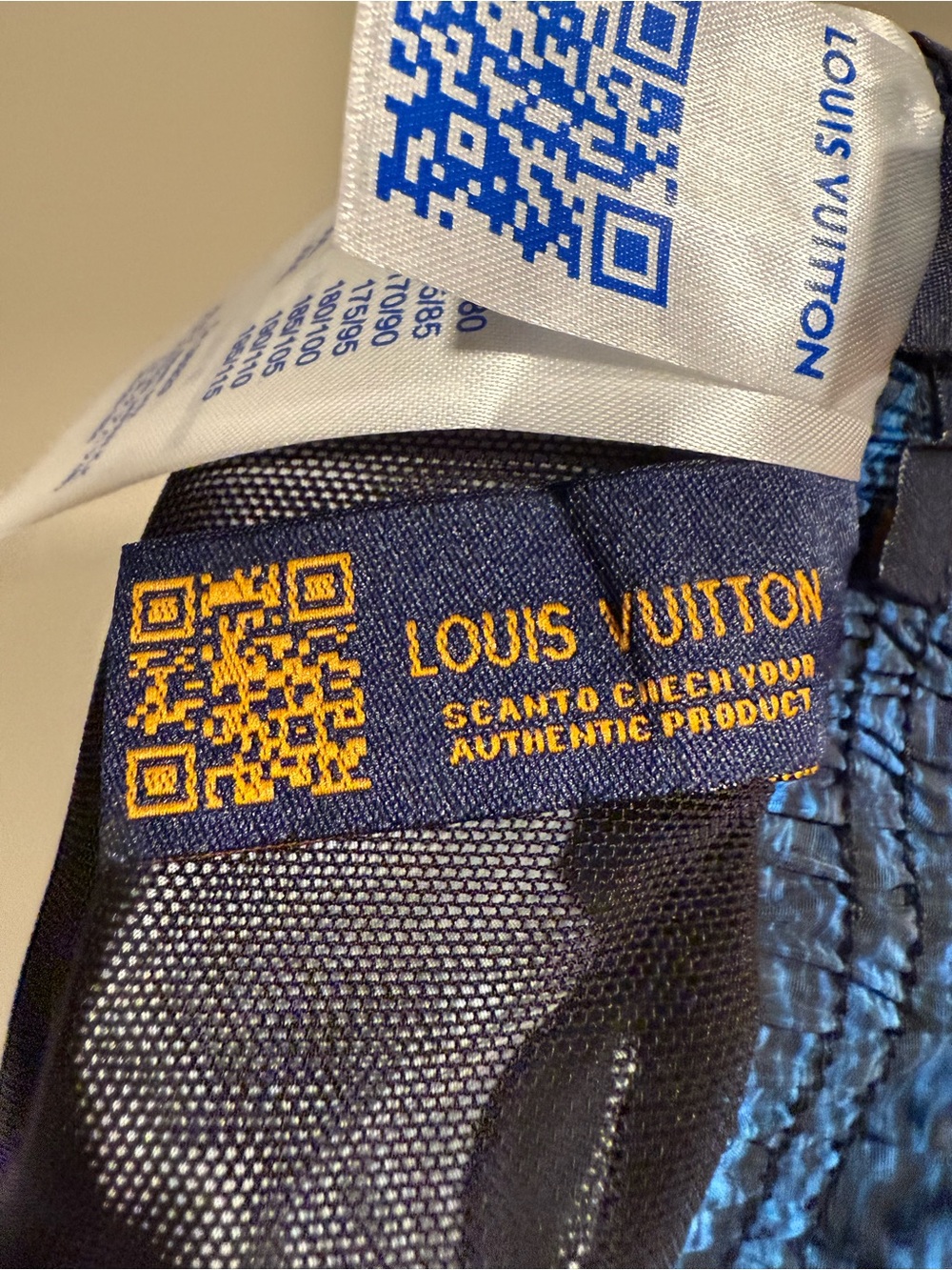 Louis Vuitton Ocean blue Monogram Swim Shorts w/ white logos 1:1 image 6